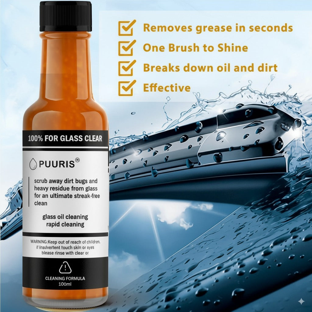 Glass Cleaning Agent Powerful Stain Remover 100ml