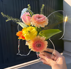 DODCI® Clear Butterfly Frame Vase, Art Flower Holder