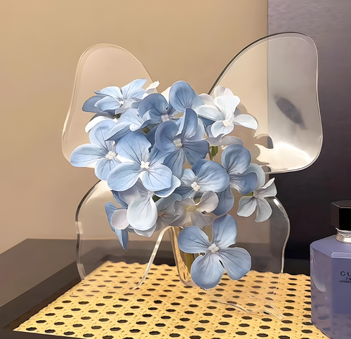 DODCI® Clear Butterfly Frame Vase, Art Flower Holder